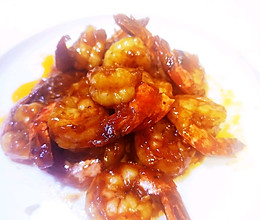 番茄黑虎虾的做法