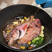 家常烧加拿大红鱼，小白菜谱的做法图解5