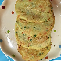 豆渣饼的做法图解3