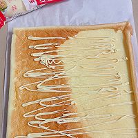 #321沙拉日#香葱肉松蛋糕卷的做法图解4