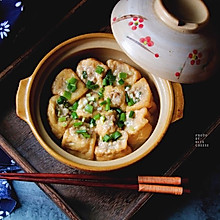 砂锅油豆腐酿肉