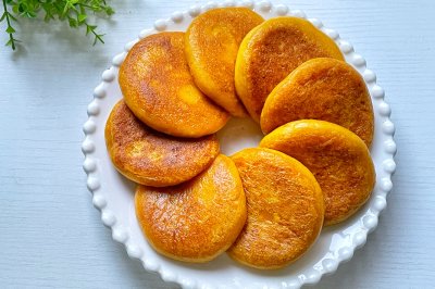 免烤箱甜品‼️软糯香甜的南瓜饼