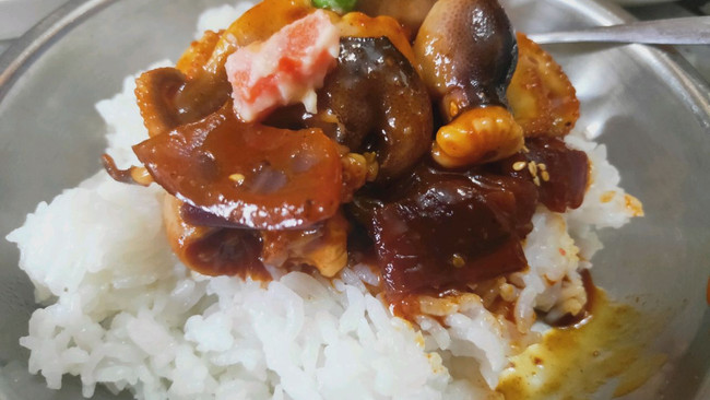 韩式辣炒小章鱼拌饭的做法