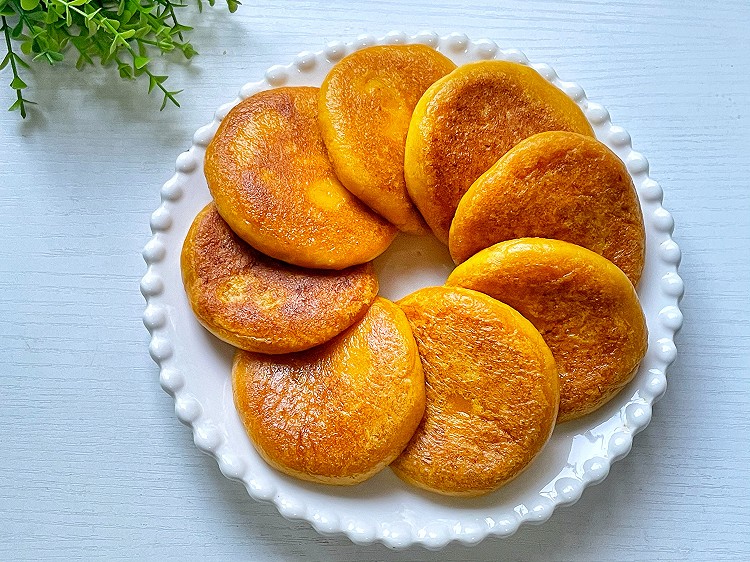 免烤箱甜品‼️软糯香甜的南瓜饼的做法