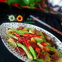 腊味烩秋葵的做法图解11