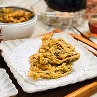 #餐桌上的春日限定#炸香椿芽 素食的做法图解8