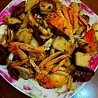 香辣大闸蟹的做法图解5