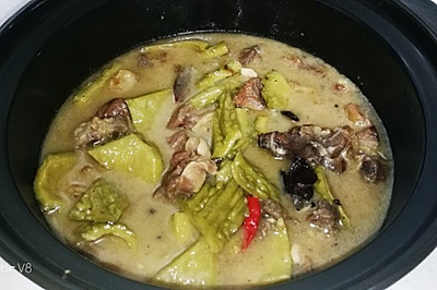 苦瓜炖羊肉