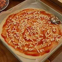 #入秋滋补正当时#番茄薄底披萨的做法图解13
