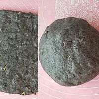 黑米粉红枣核桃乡村欧包的做法图解5