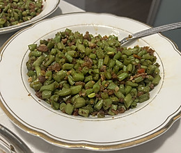 豆角炒肉末的做法