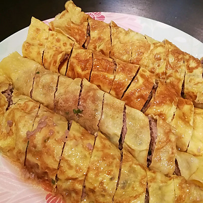 蛋卷肉馅