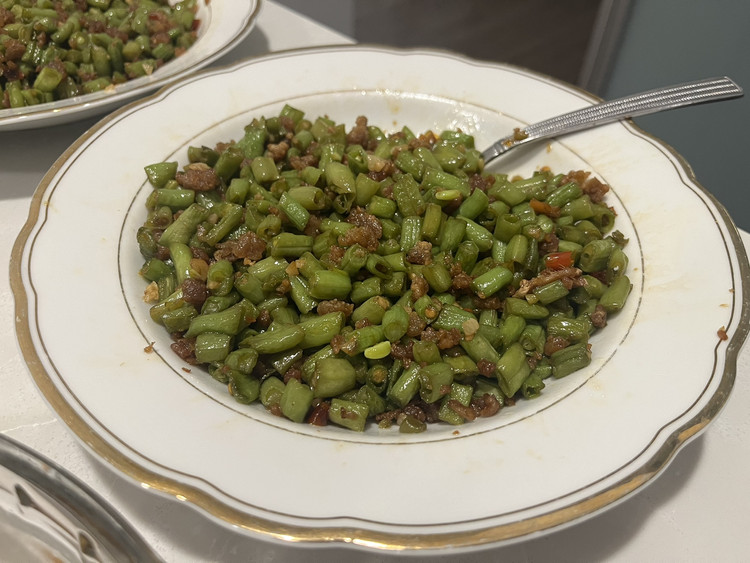 豆角炒肉末的做法