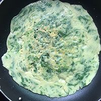 营养早餐：苋菜鸡蛋饼的做法图解8