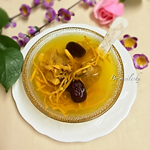 龙骨煲虫草花#松下饭煲年味#