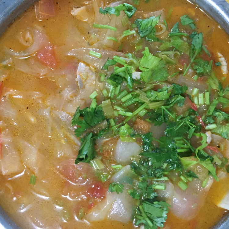 老黄瓜西红柿汤的做法