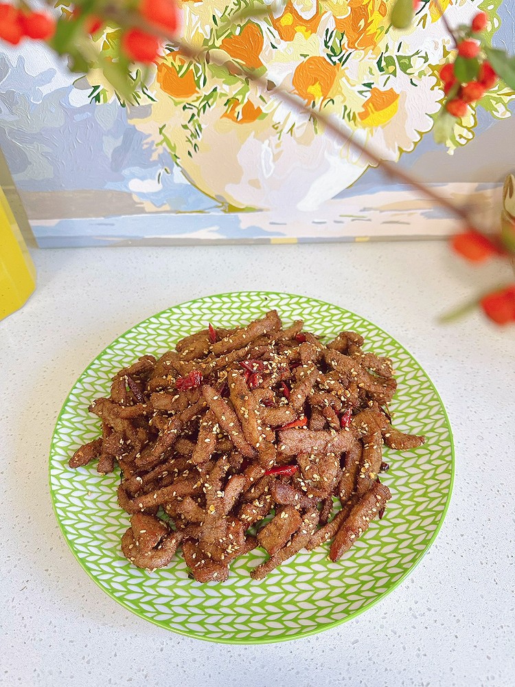香辣牛肉干～馋嘴小零食的做法