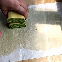 抹茶大理石纹饼干，深浅交织的抹茶纹路，酥脆又香浓。的做法图解20
