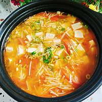 #本周热榜#番茄豆腐汤的做法图解13