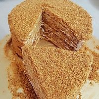俄罗斯提拉米苏（俄罗斯蜂蜜蛋糕）的做法图解18