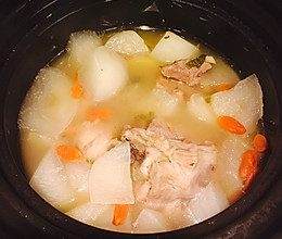 白萝卜大骨汤的做法
