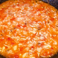 #元宵节美食大赏#西红柿香菇芹菜叶猪肉疙瘩汤的做法图解10