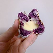 紫薯芝士流心饼
