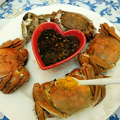 清蒸螃蟹的清洗，做法与吃法