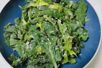 蒸芹菜叶