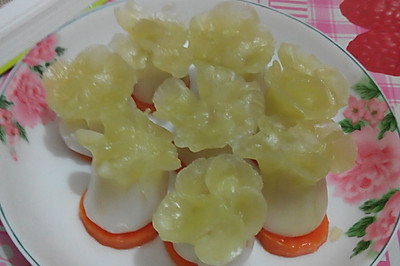白菜形水晶蒸饺