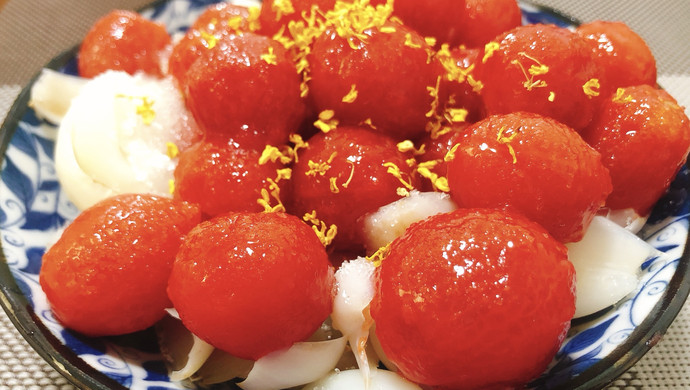 西红柿糖拌百合以及百合的一百种吃法