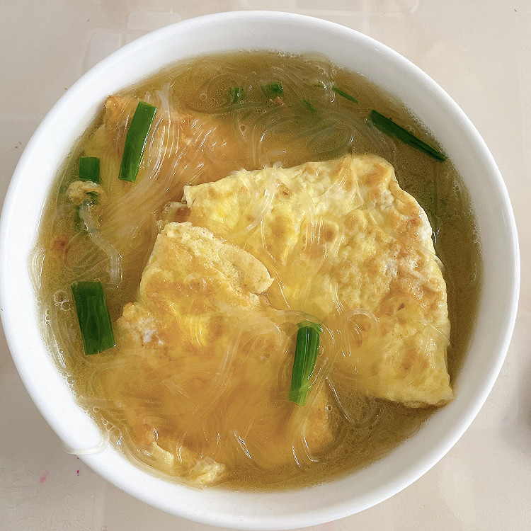 肉末蛋粉丝汤的做法