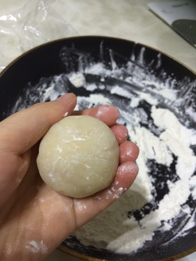栗蓉冰皮月饼的做法图解8