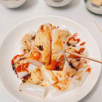 #加油 阿根廷#混酱猪肠粉的做法图解7