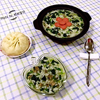 菠菜猪肝粥的做法图解11