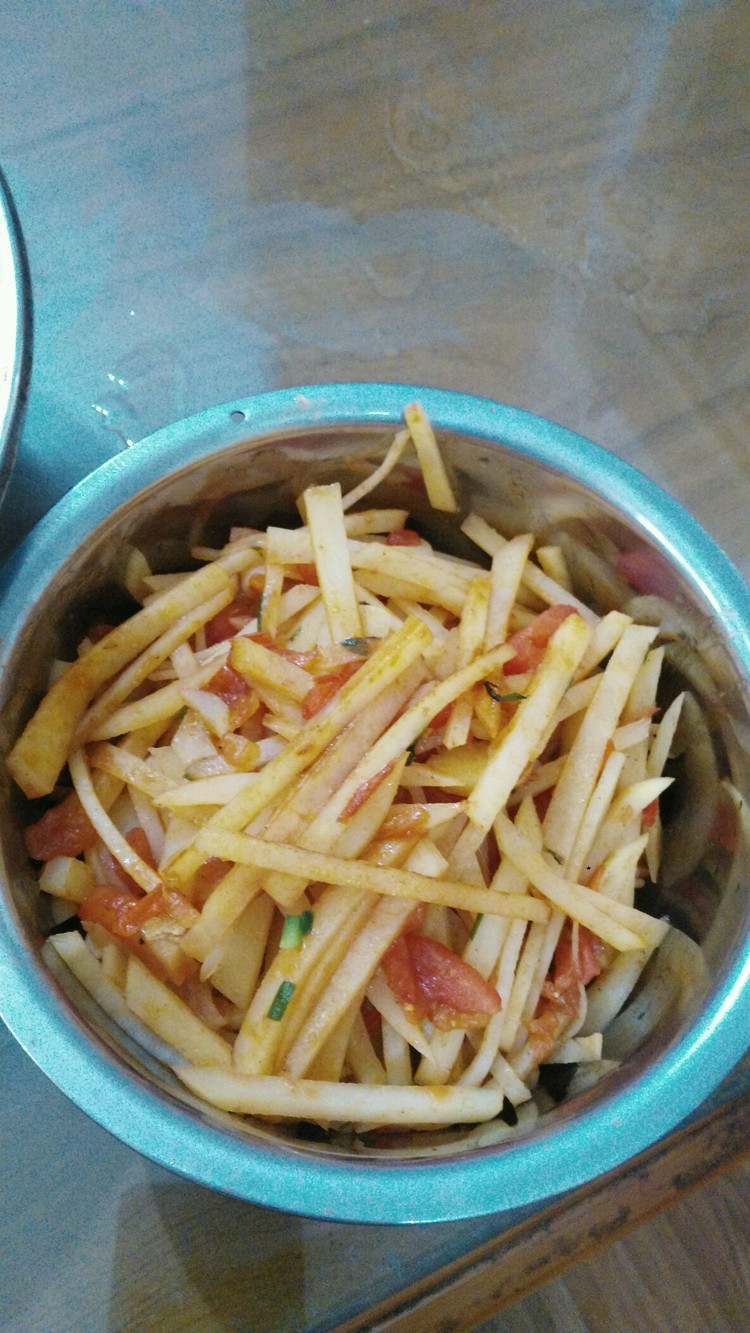 番茄炒土豆的做法