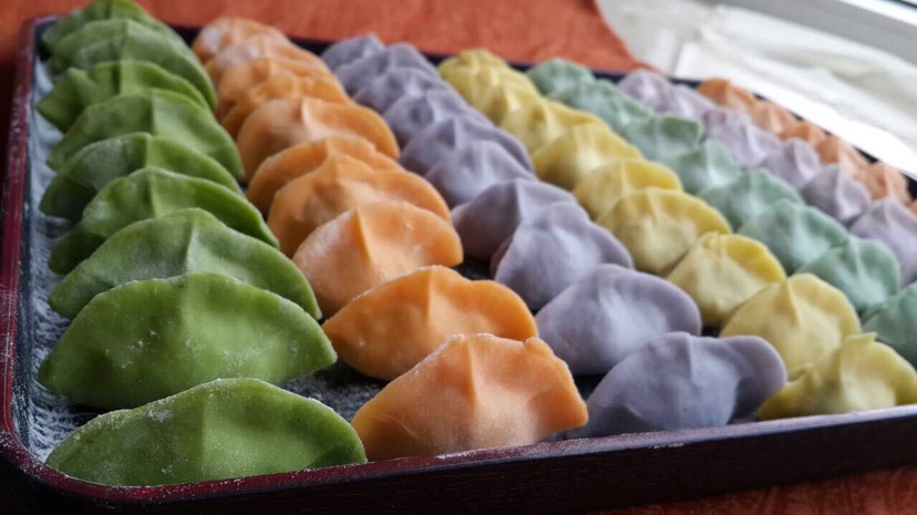 七彩水饺的做法图解9