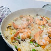 虾仁时蔬烩饭的做法图解10