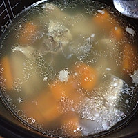 学生寝室电饭锅-胡萝卜炖排骨汤的做法图解4