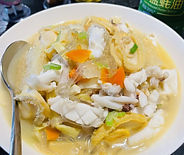 #李锦记X豆果 夏日轻食美味榜#轻食美味荤素鱼鲍锅的做法