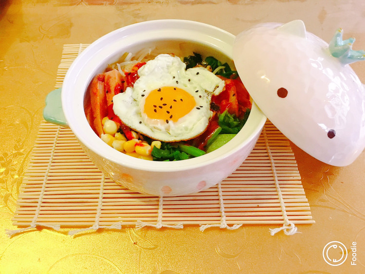 低卡韩式拌饭的做法
