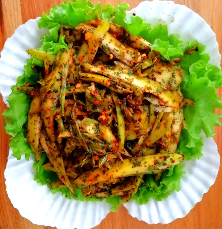 傣式生芒果吃法的做法