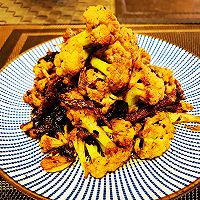 超下饭～干煸鲮鱼有机花菜的做法图解8