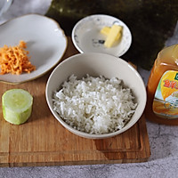 剩米饭料理：日式肉松寿司煎#太太乐鲜鸡汁玩转健康快手菜#的做法图解1