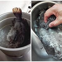 温拌海参斑鱼皮的做法图解1