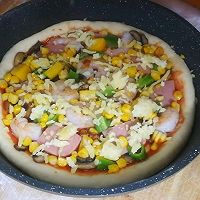平底锅版披萨饼的做法图解7