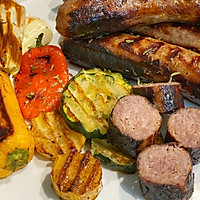 #尽享安心亲子食刻#BBQ香肠时蔬的做法图解6