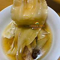 野生羊肚菌炖鱼胶汤，这样子炖软糯粘滑口感好的做法图解8