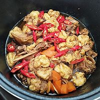 #味达美星厨X小厨中秋团圆宴# 懒人电饭煲美食之油豆腐烧鸭的做法图解12