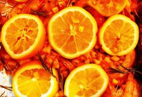 柠檬橙皮丁盐焗基围虾的做法